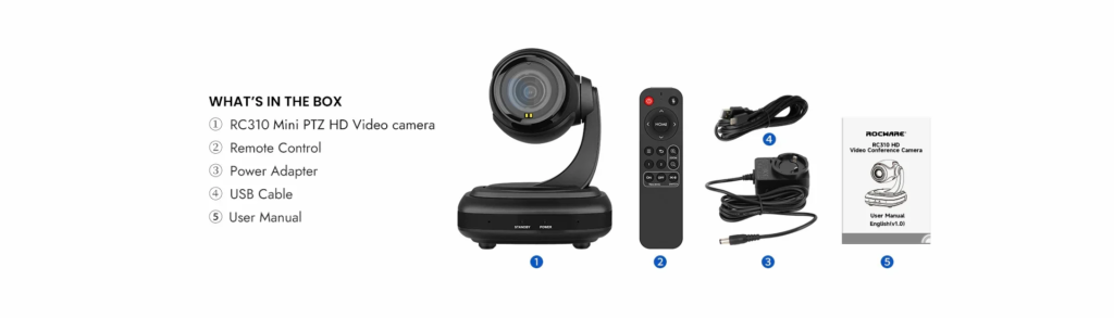 Rocware 310 PTZ Camera